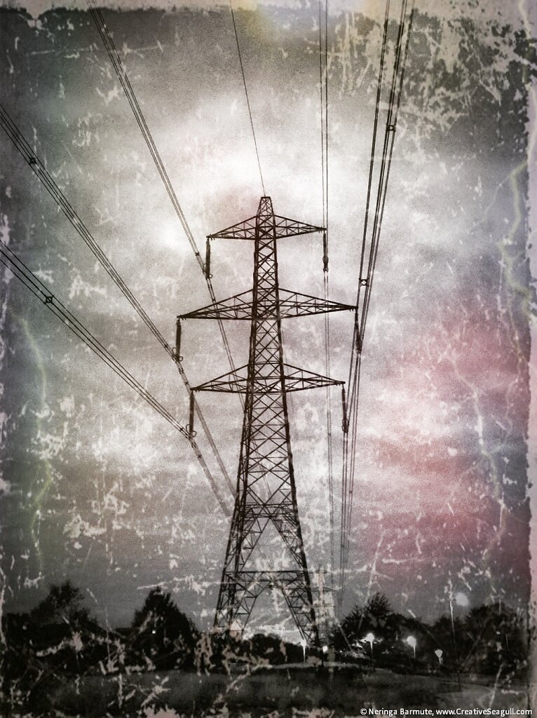 Energy pylon in Didcot #2